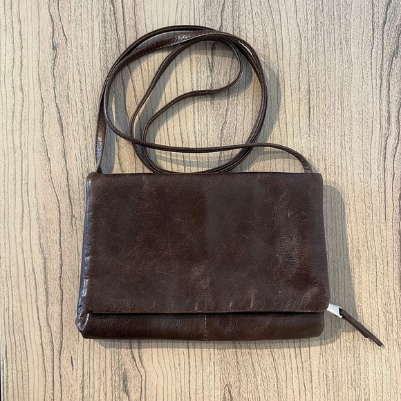 HOBO Bags Hobo International Mari Cross Body Dark Brown Leather Purse Poshmark